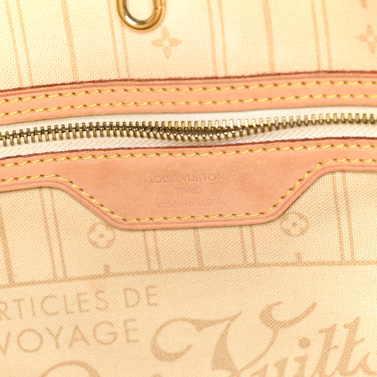 Louis Vuitton Damier Azur Neverfull MM 6 of 9