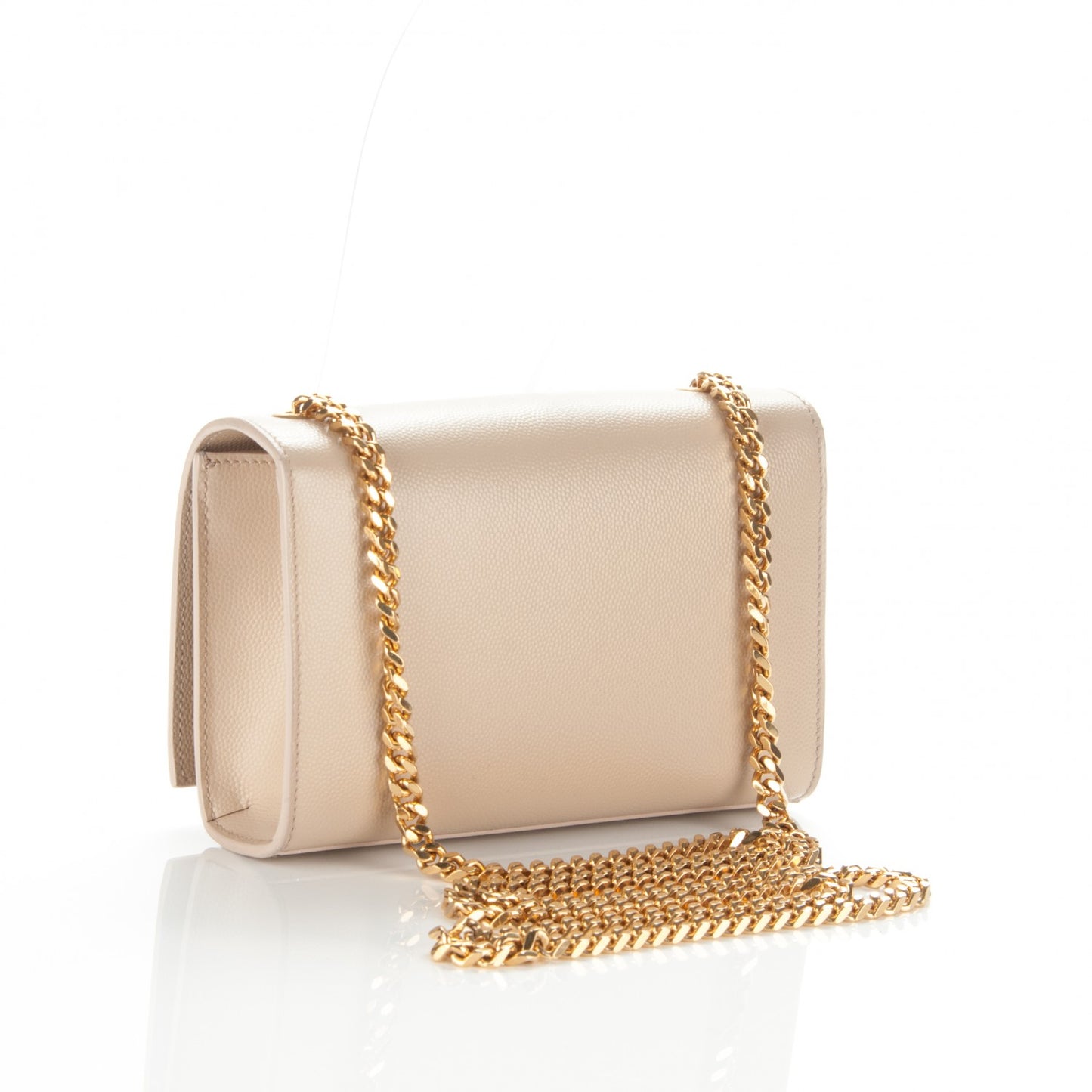 Grain De Poudre Small Monogram Kate Satchel Nude Powder