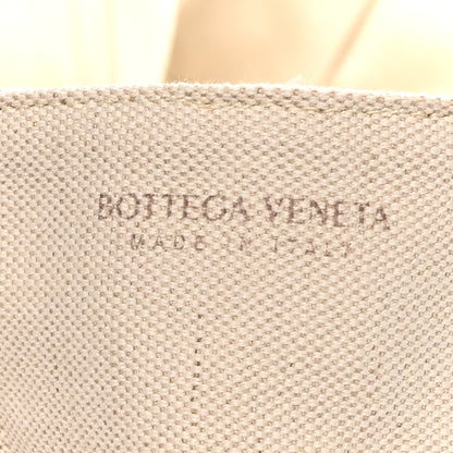 Bottega Veneta Canvas Maxi Intrecciato Large Arco Tote Beige Black 7 of 11