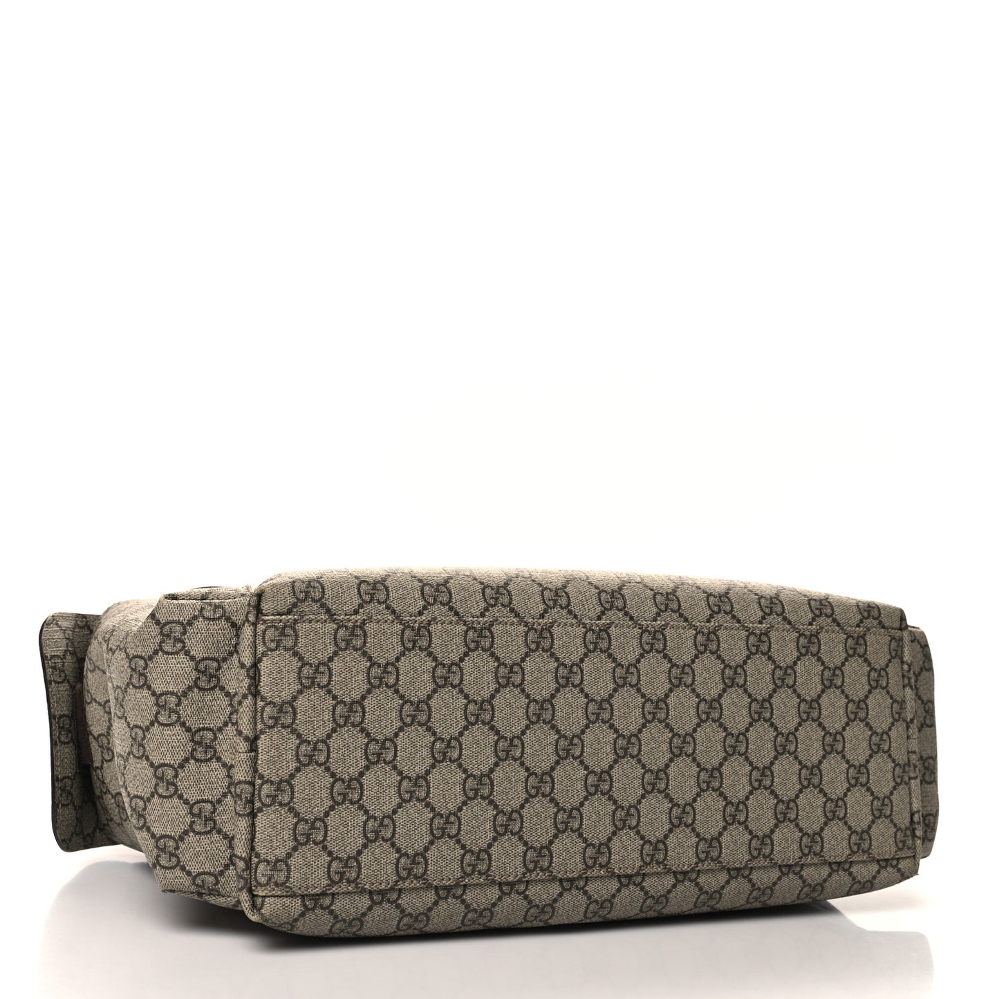 GG Plus Monogram Messenger Diaper Bag Dark Brown