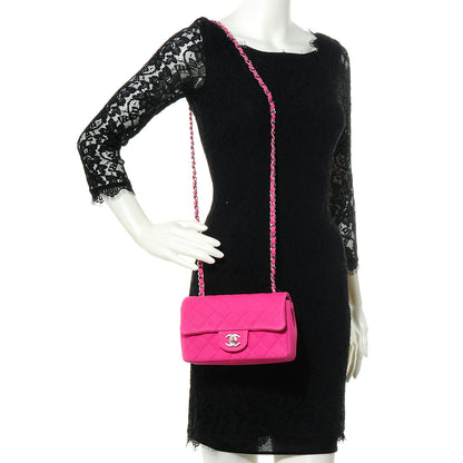 Chanel Iridescent Caviar Quilted Mini Flap Hot Pink 2 of 9