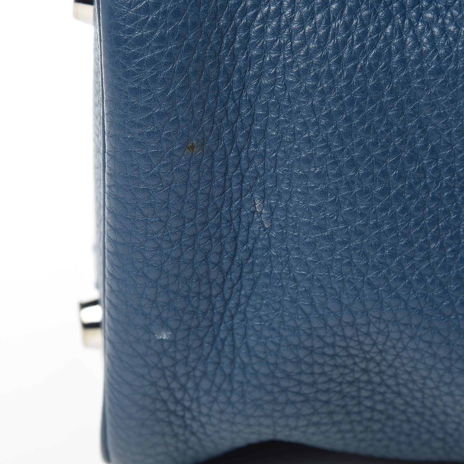 Fendi Cuoio Romano Selleria Small Anna Bucket Bag Blue 11 of 11