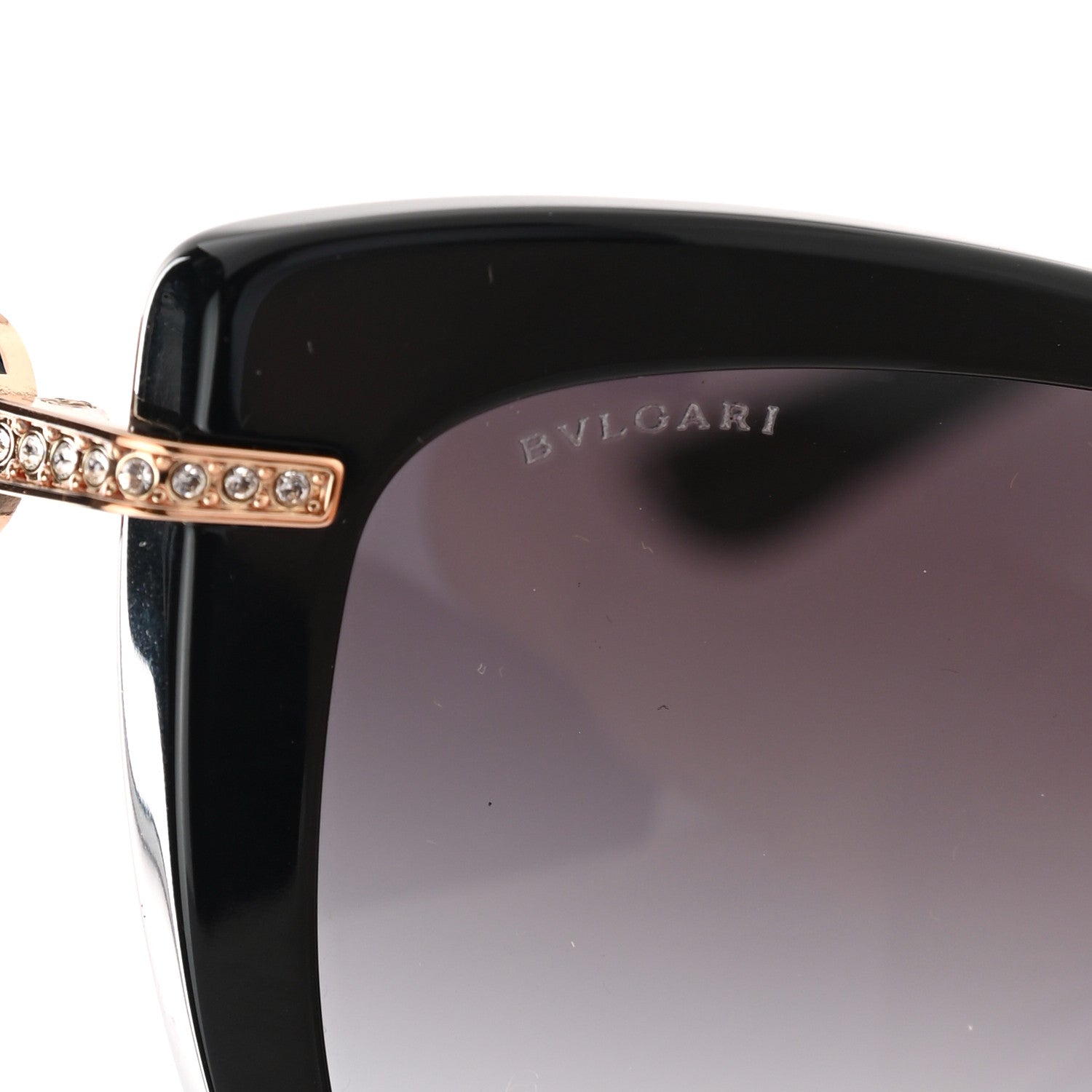 Bulgari Cat Eye 8218-B Sunglasses Black 6 of 8