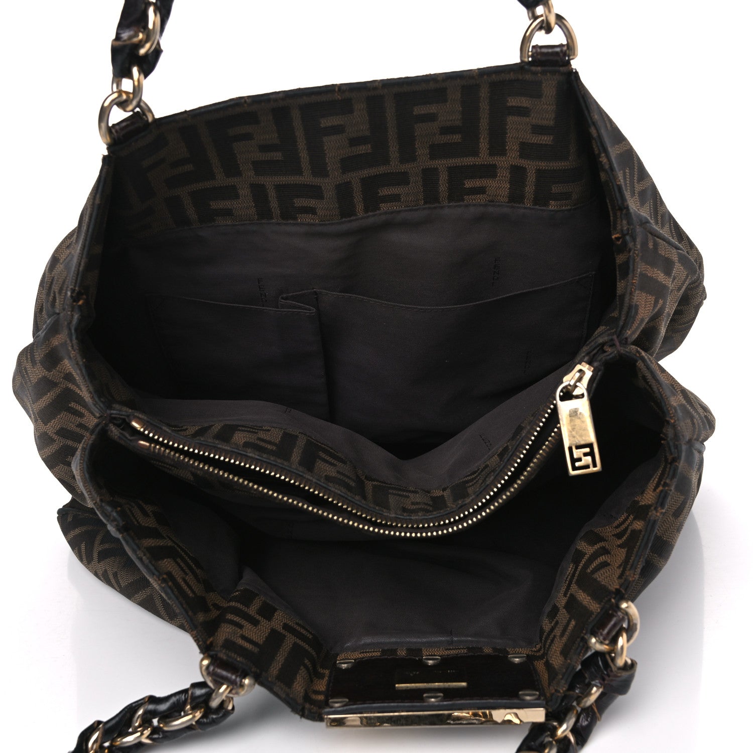 Fendi Zucca Mia Tote Tobacco 6 of 24