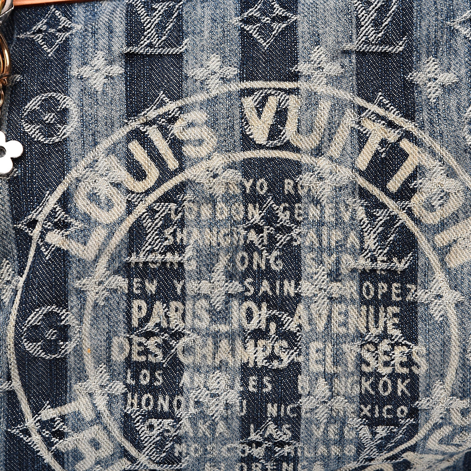 Louis Vuitton Denim Raye Cabas GM 12 of 12
