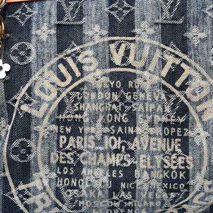 Louis Vuitton Denim Raye Cabas GM 12 of 12