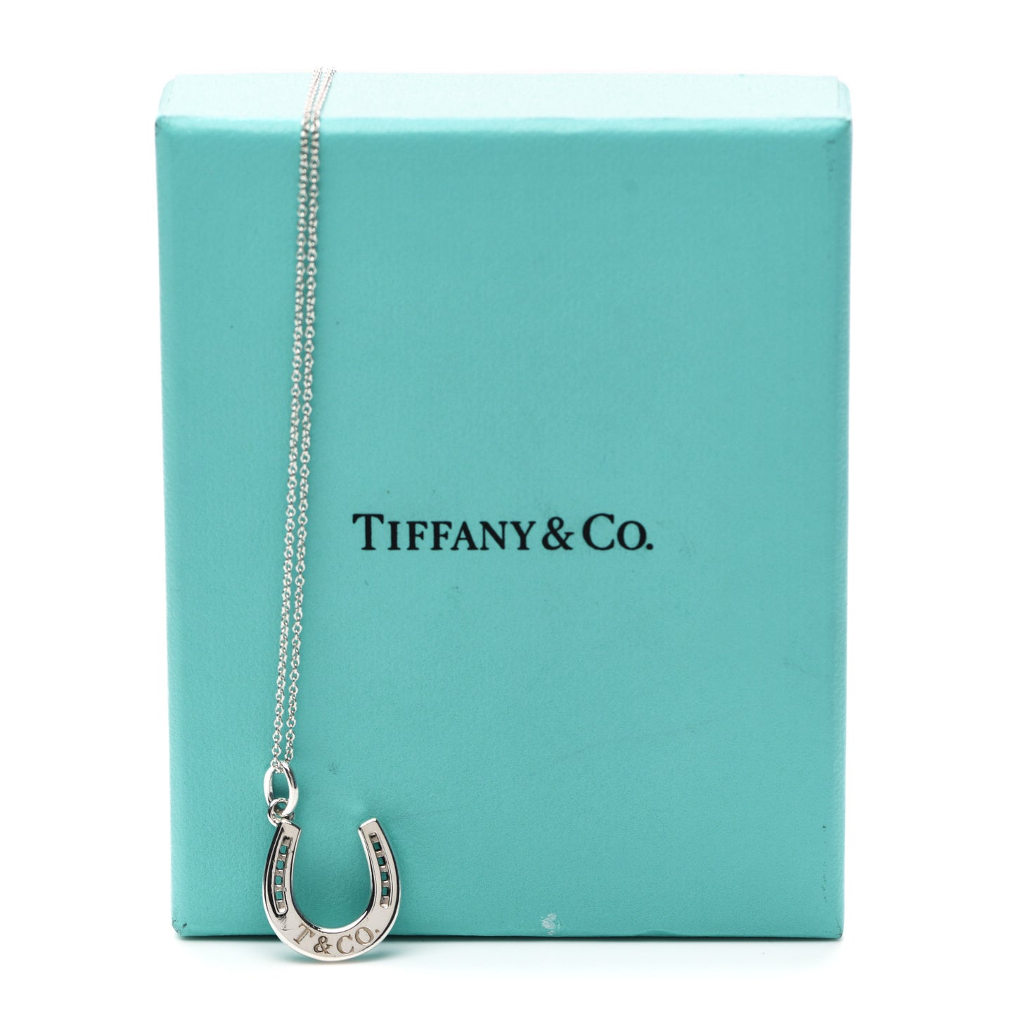 Sterling Silver Horseshoe Pendant Necklace