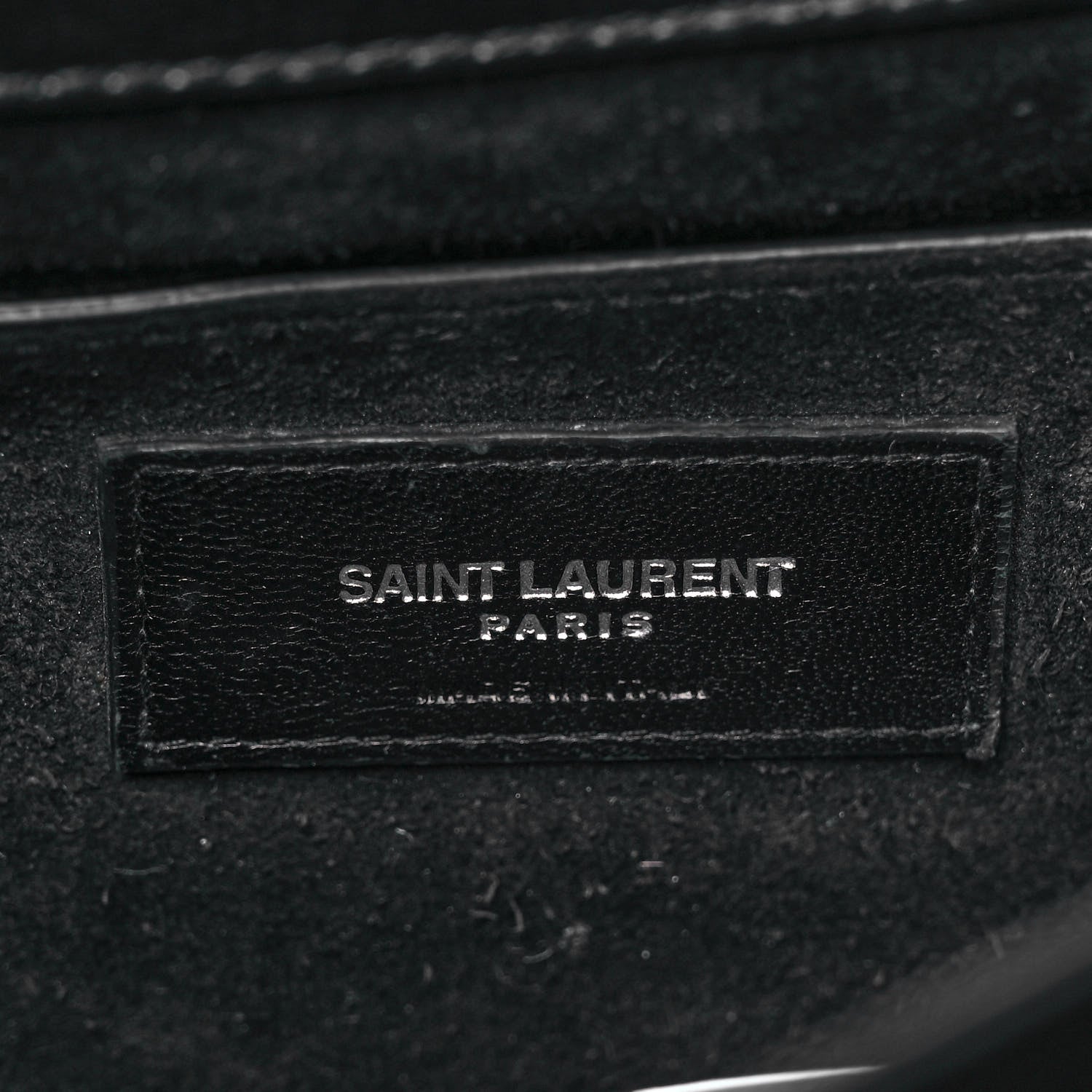 Saint Laurent Calfskin Medium Monogram Sunset Black 7 of 10