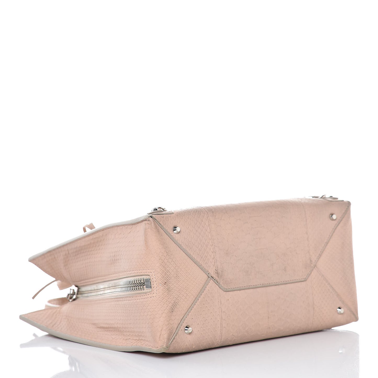 Python Papier A5 Zip Around Tote Old Rose