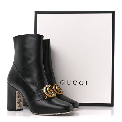 Gucci Malaga Kid GG Victoire 95mm Ankle Boots 38 Black 9 of 9