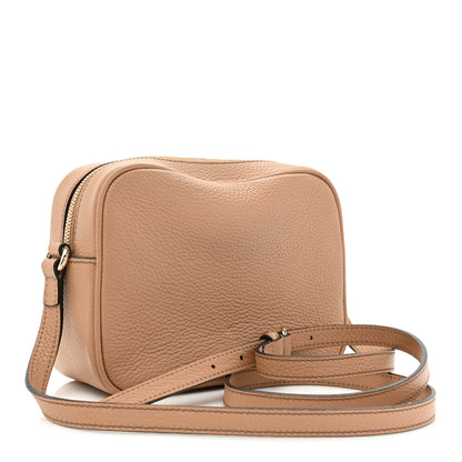 Gucci Pebbled Calfskin Small Soho Disco Bag Camelia 3 of 10