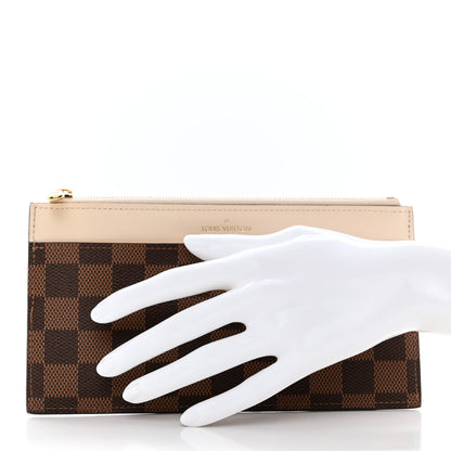 Louis Vuitton Damier Ebene Slim Purse Cream 2 of 7