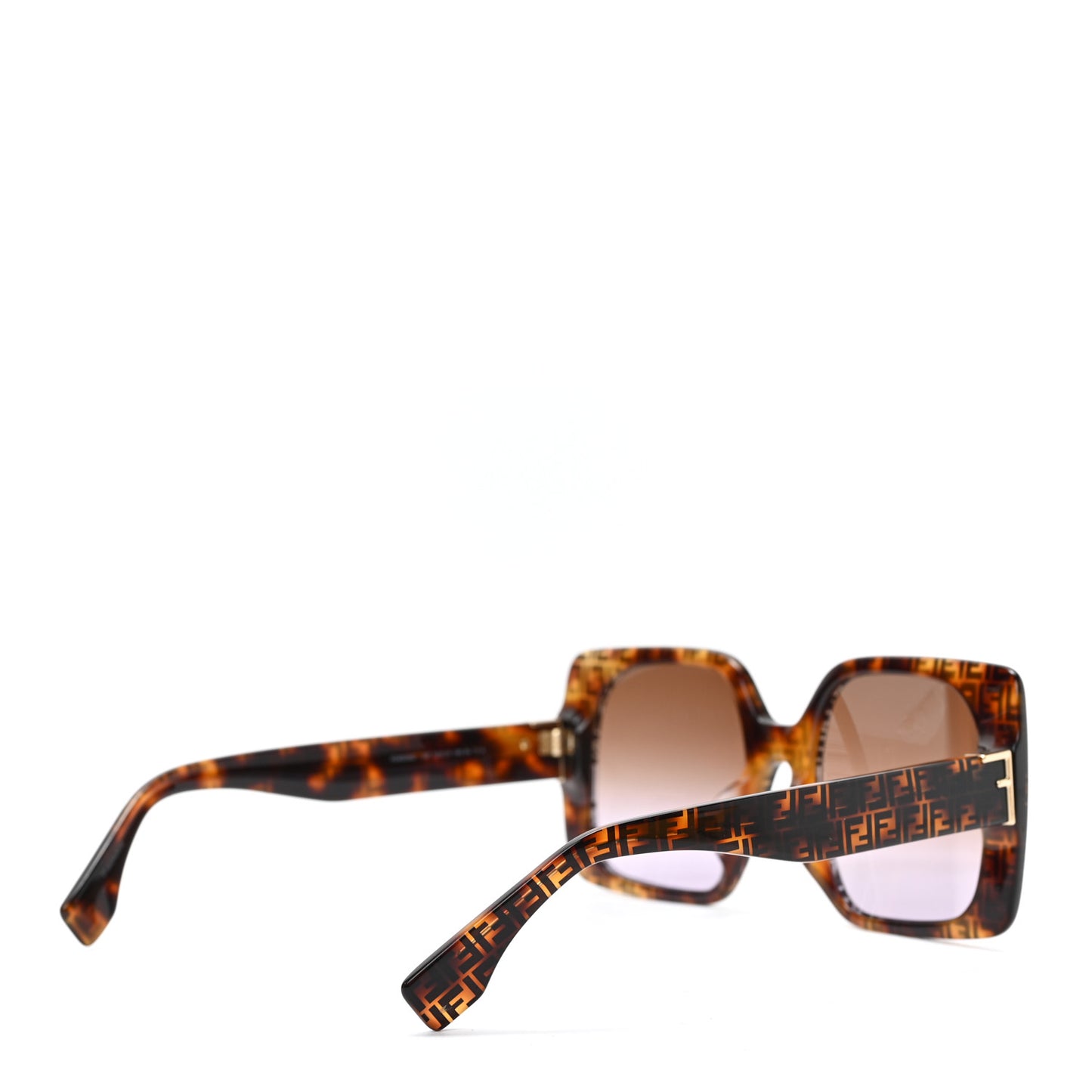 Acetate Fendi Bold Sunglasses FE40036U Havana Black