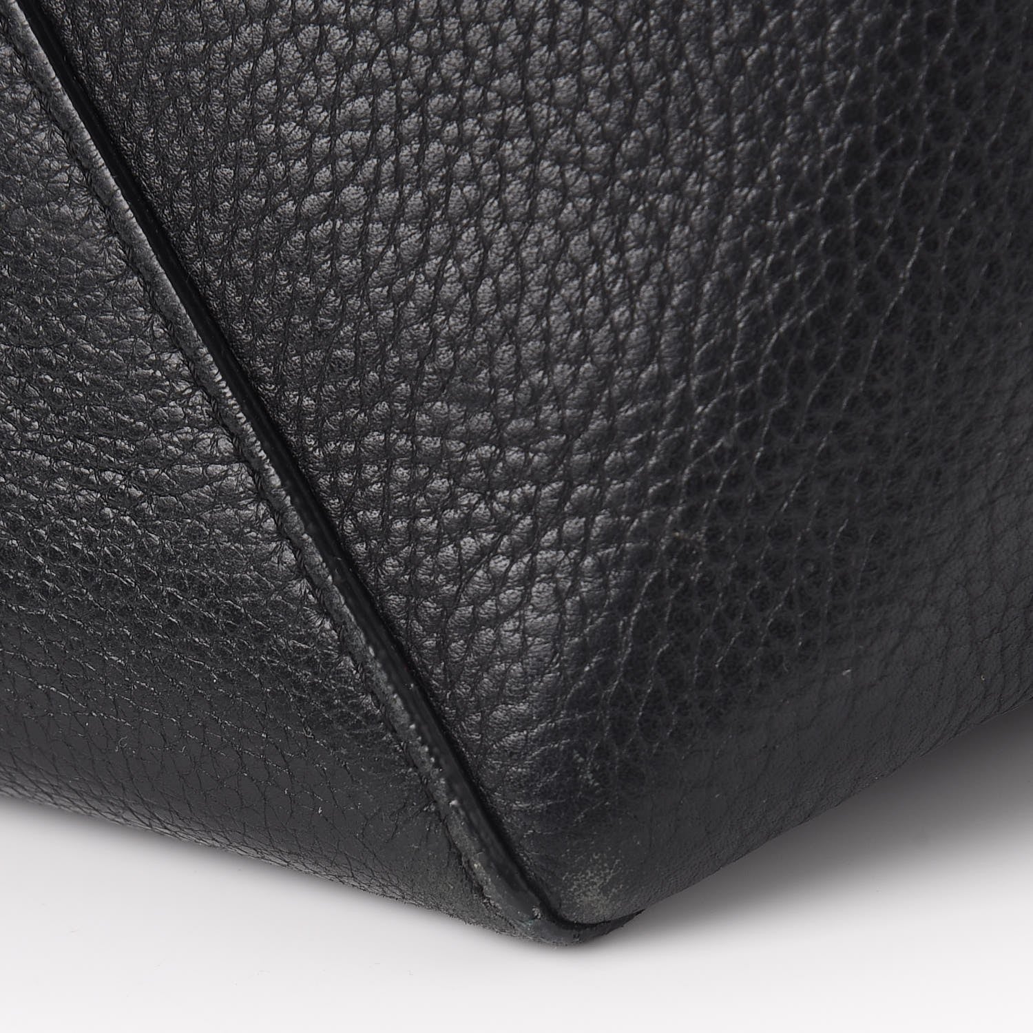Celine Grained Calfskin Medium Horizontal Cabas Phantom Black 16 of 18