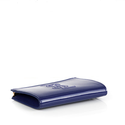 Saint Laurent Patent Belle De Jour Coin Purse Royal Blue 4 of 6