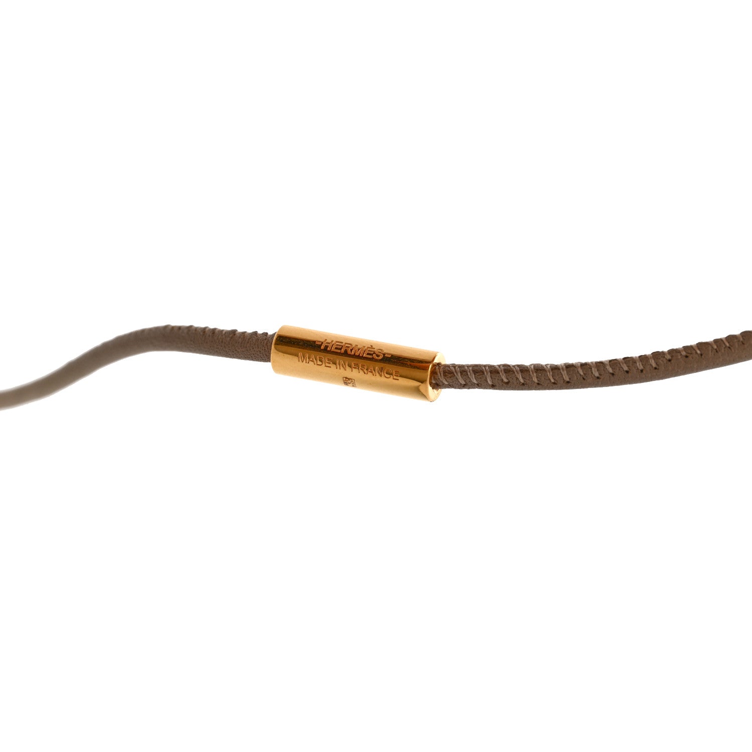 Hermes Swift Grand Loop Pendant Necklace Gold 5 of 5
