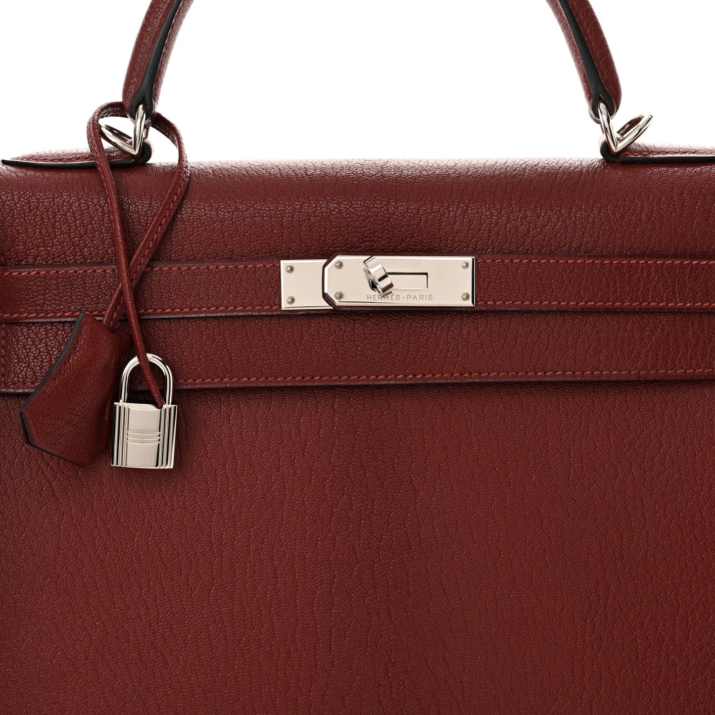 Chevre De Coromandel Kelly Sellier 32 Rouge H