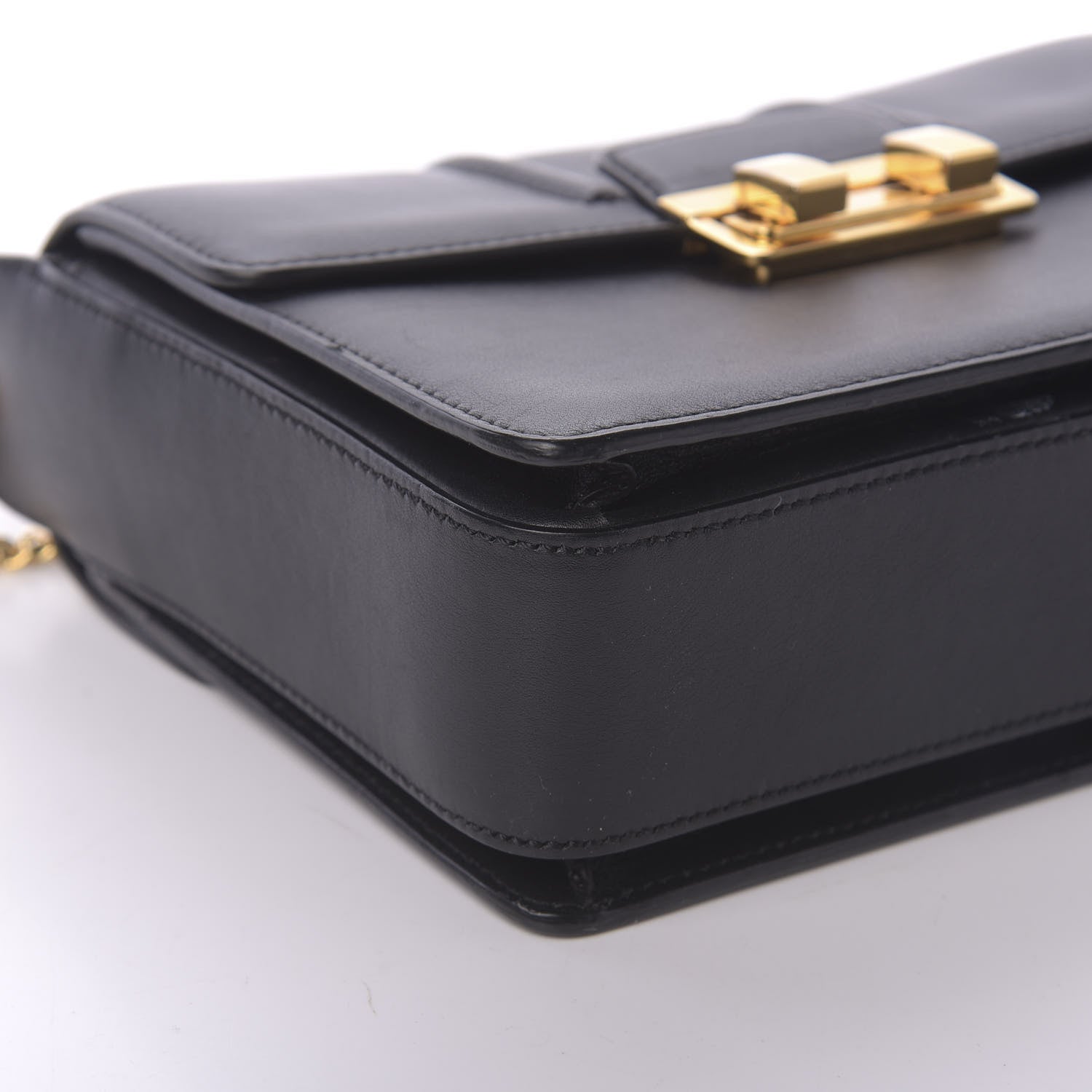 Lanvin Smooth Calfskin Small Jiji Shoulder Bag Black 6 of 9