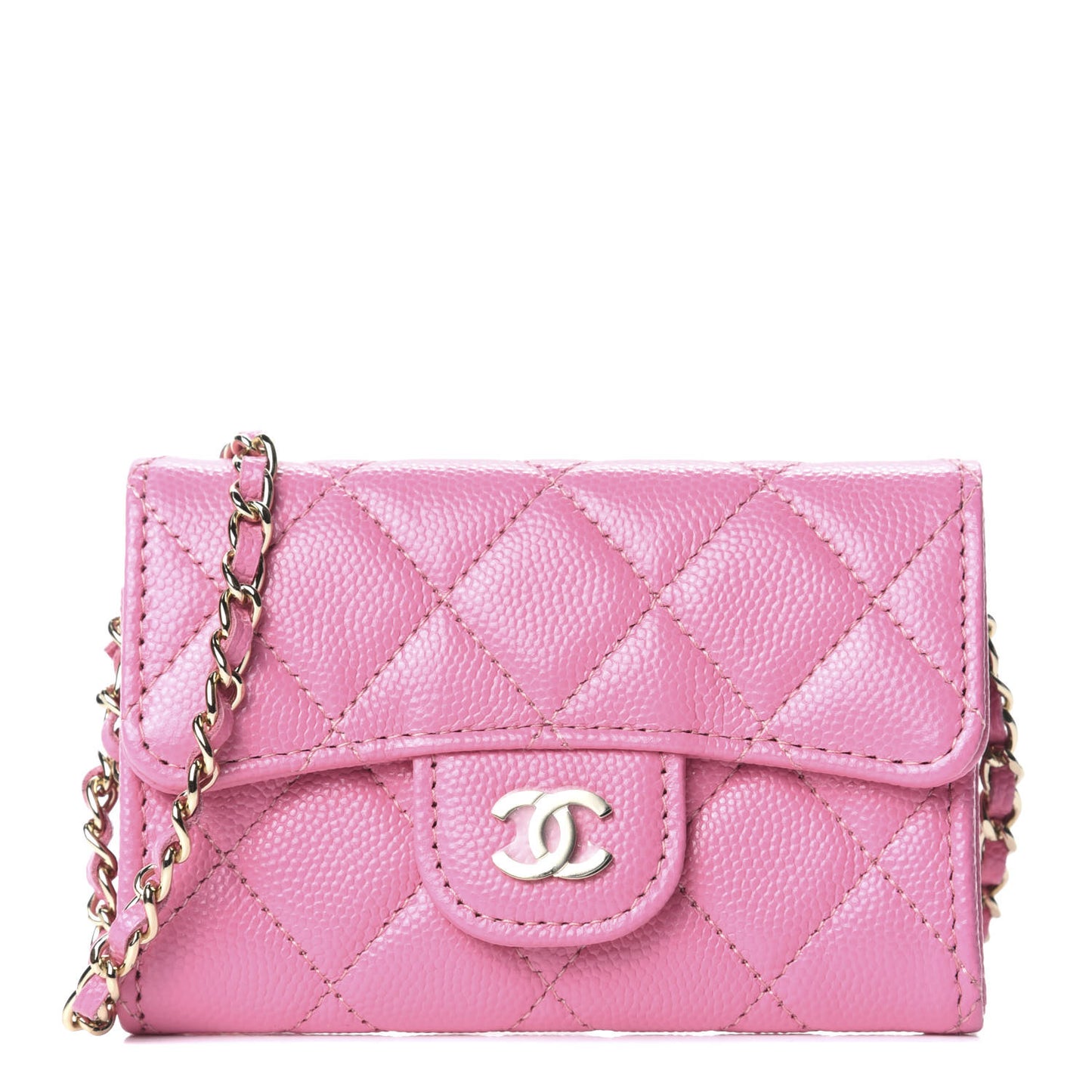 Caviar Quilted Belt Bag Pink