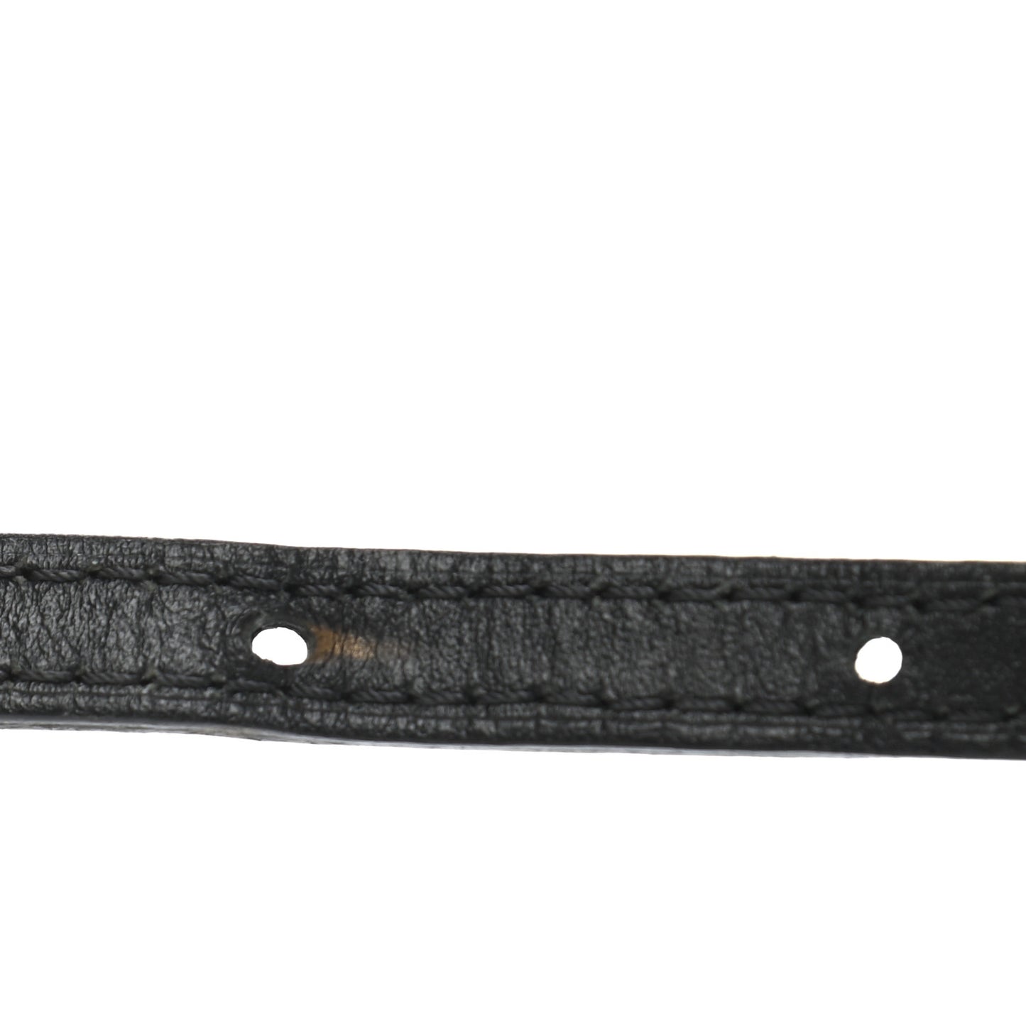 Calfskin 10mm Adjustable Shoulder Strap Black