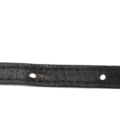 Louis Vuitton Calfskin 10mm Adjustable Shoulder Strap Black 3 of 5