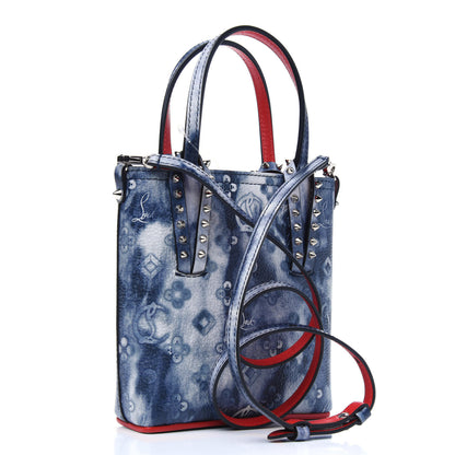 Christian Louboutin Calfskin Punk Mini North South Cabata Tote Multi 4 of 11
