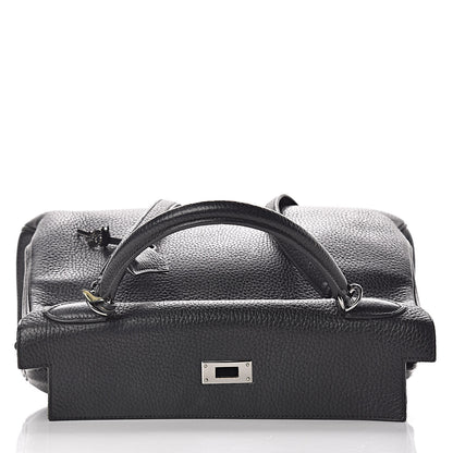 Hermes Taurillon Clemence Kelly Retourne 32 Black 10 of 57