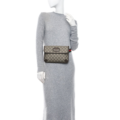 Gucci GG Supreme Monogram Neo Vintage Web Belt Bag Brown 2 of 9