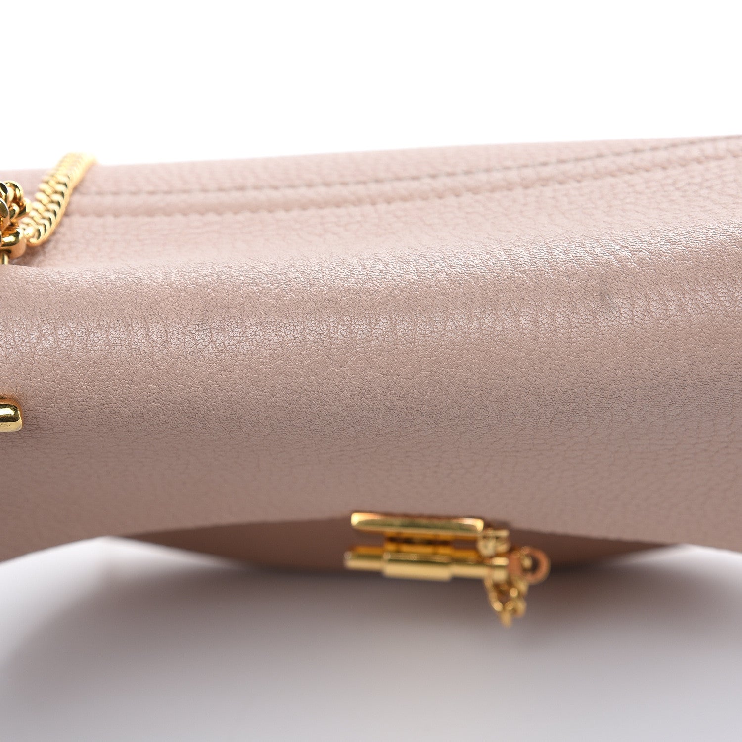 Chloe Grained Lambskin Drew Shoulder Bag Cement Pink 13 of 18