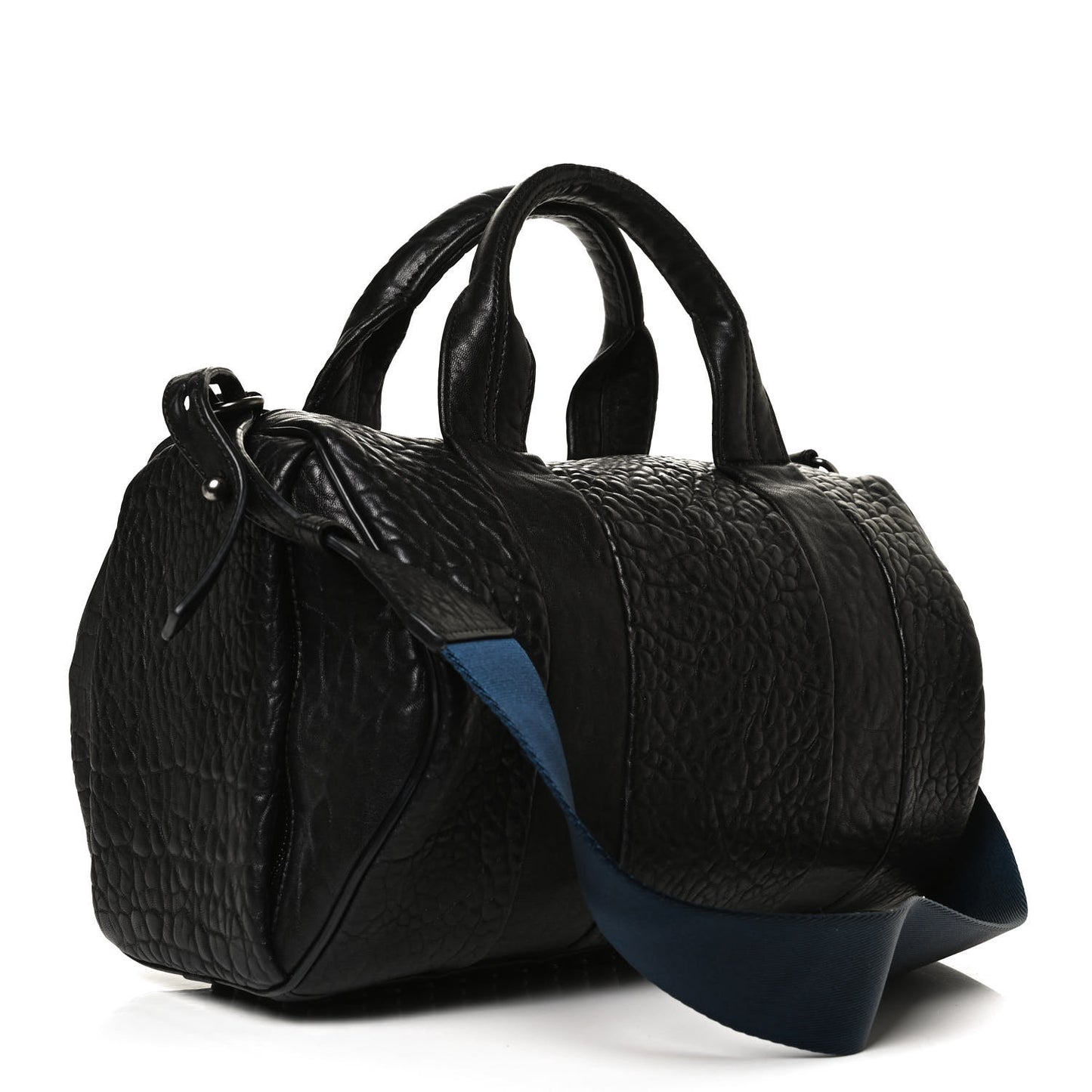 Pebbled Lambskin Rocco Black Nickel Hardware