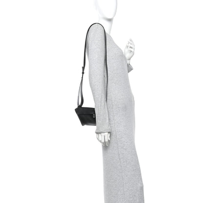 Loewe Soft Grained Calfskin Vertical T-Pocket Crossbody Bag Black 2 of 11