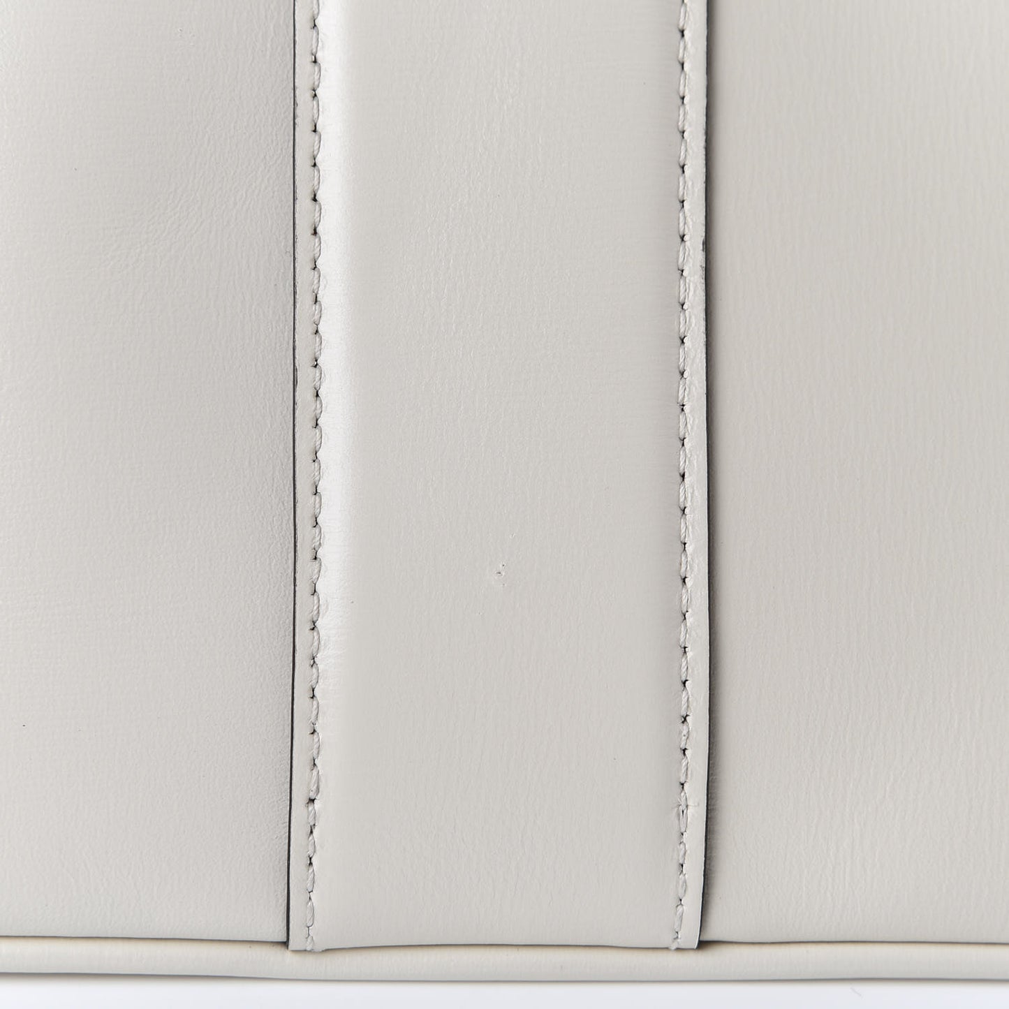 Calfskin BV Angle Shoulder Bag Off White