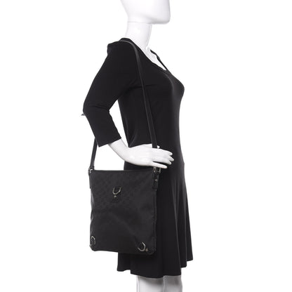 Gucci Monogram Abbey Messenger Bag Black 2 of 11
