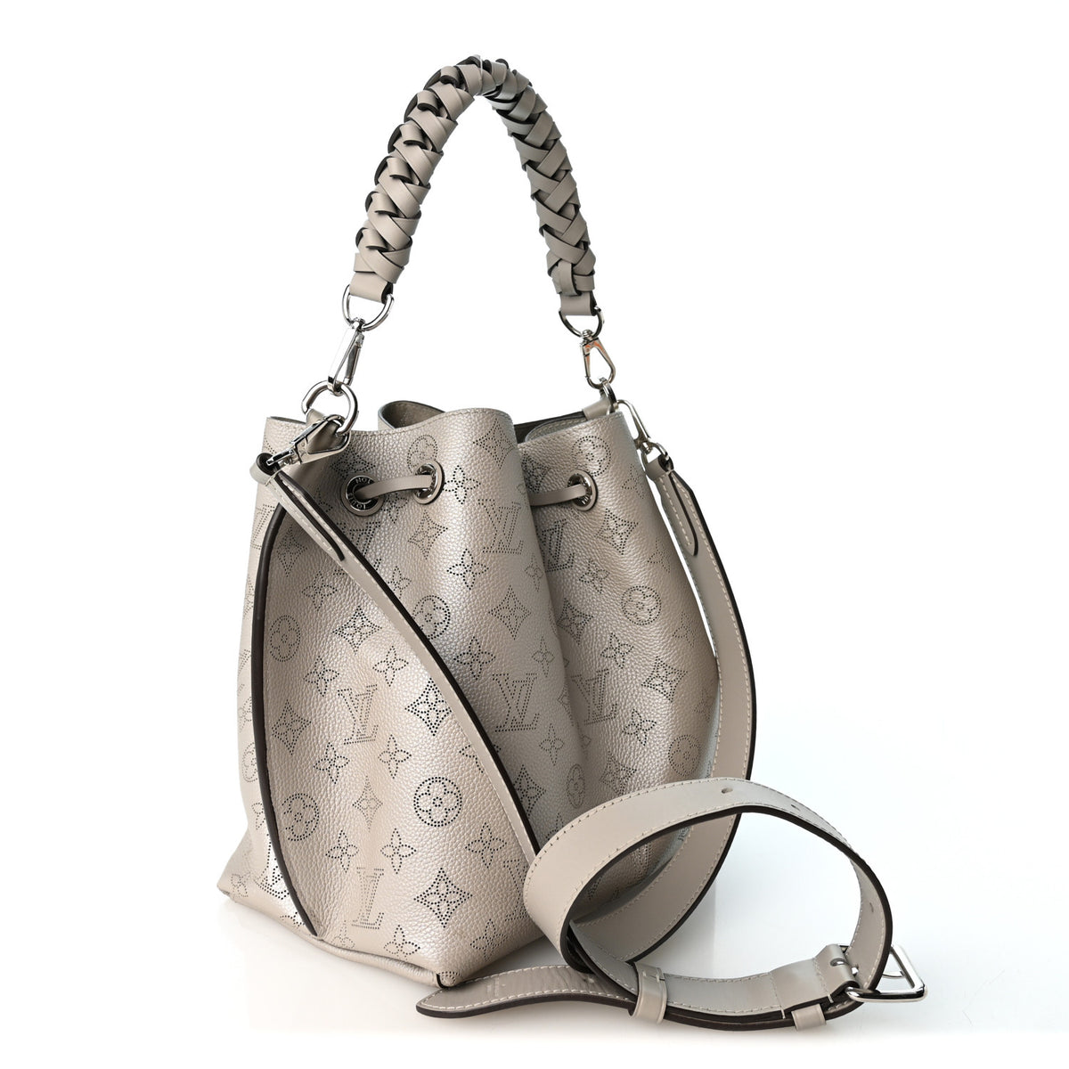 Louis Vuitton Metallic Mahina Muria Gris Souris 3 of 9