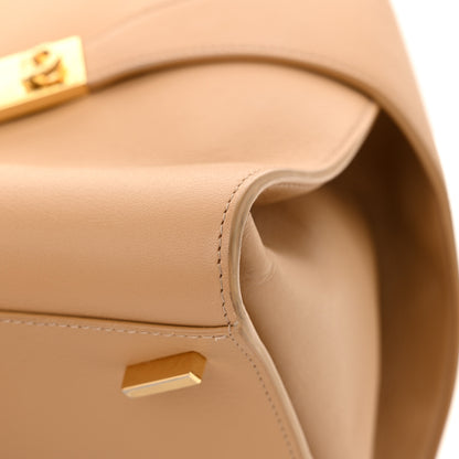 Salvatore Ferragamo Natural Grain Calfskin Small Hug Bag Light Caramel 11 of 11