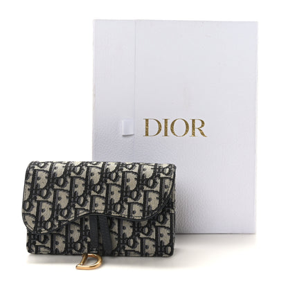 Christian Dior Oblique Saddle Belt Bag Blue 10 of 10