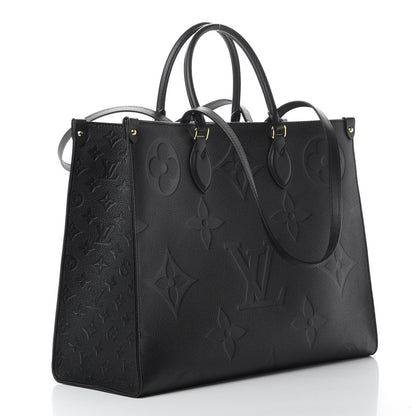 Louis Vuitton Empreinte Monogram Giant Onthego GM Black 4 of 13