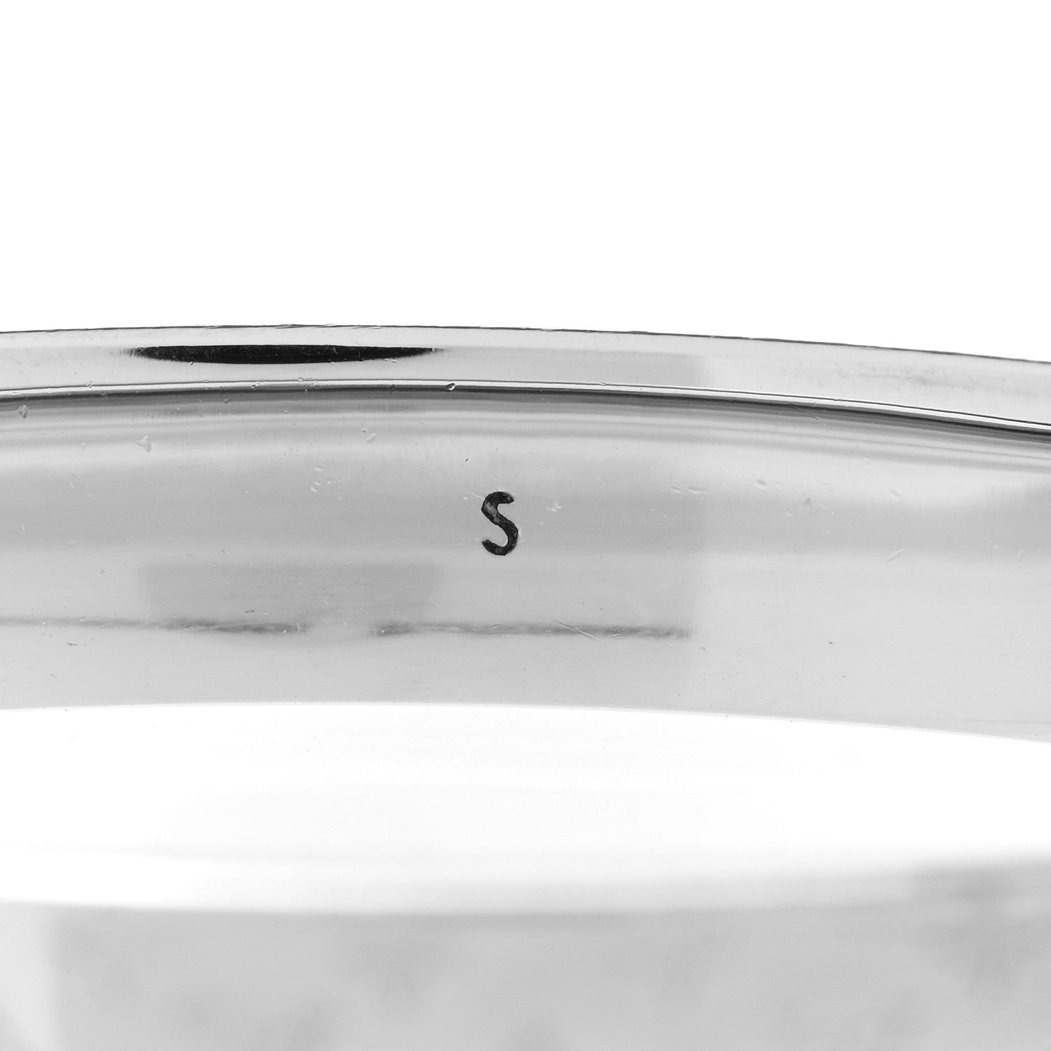 Louis Vuitton Palladium Monogram Nanogram Cuff S Silver 7 of 7