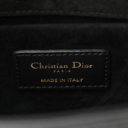 Christian Dior Lambskin Cannage Medium Lady D-Joy Black 6 of 12