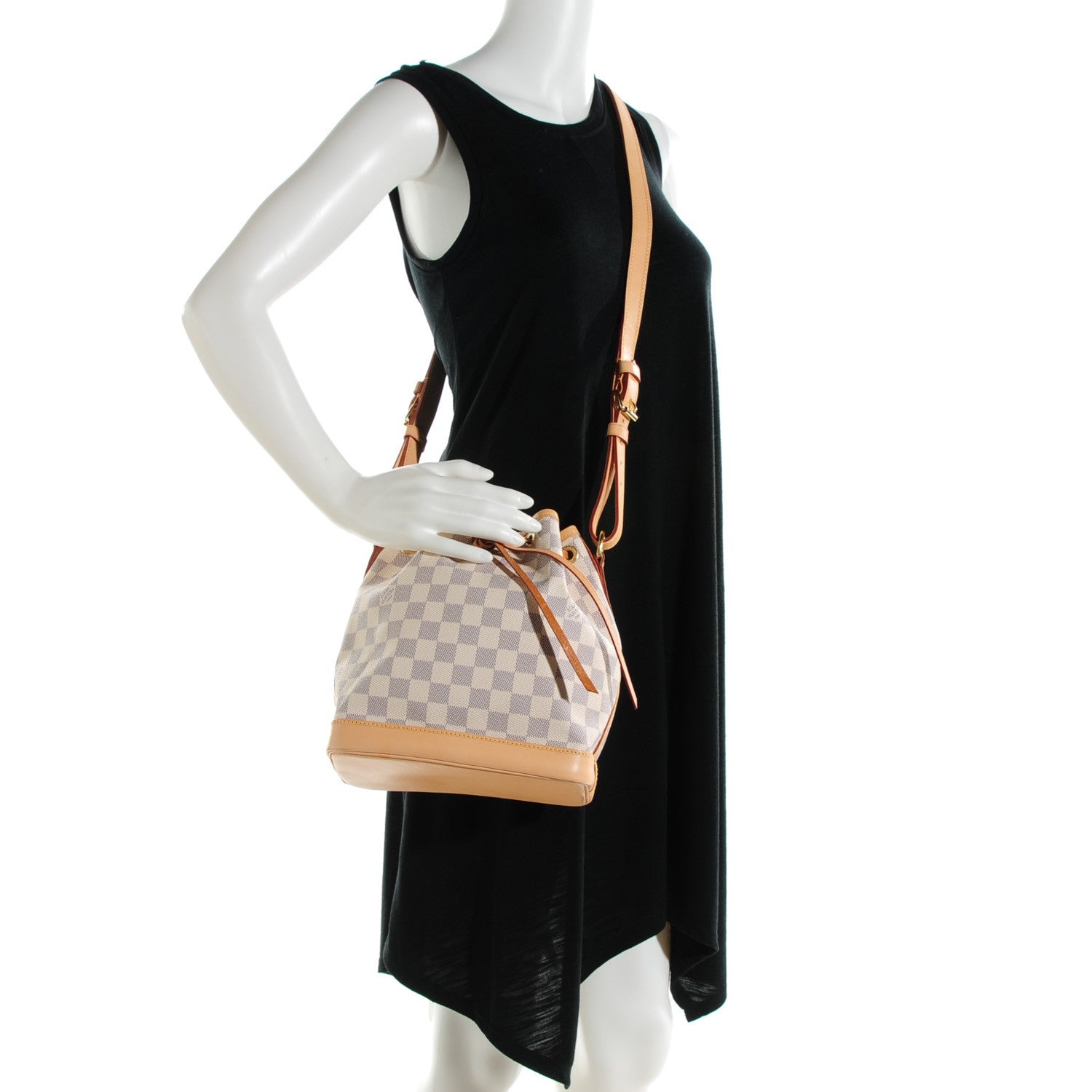 Louis Vuitton Damier Azur Noe BB 2 of 8