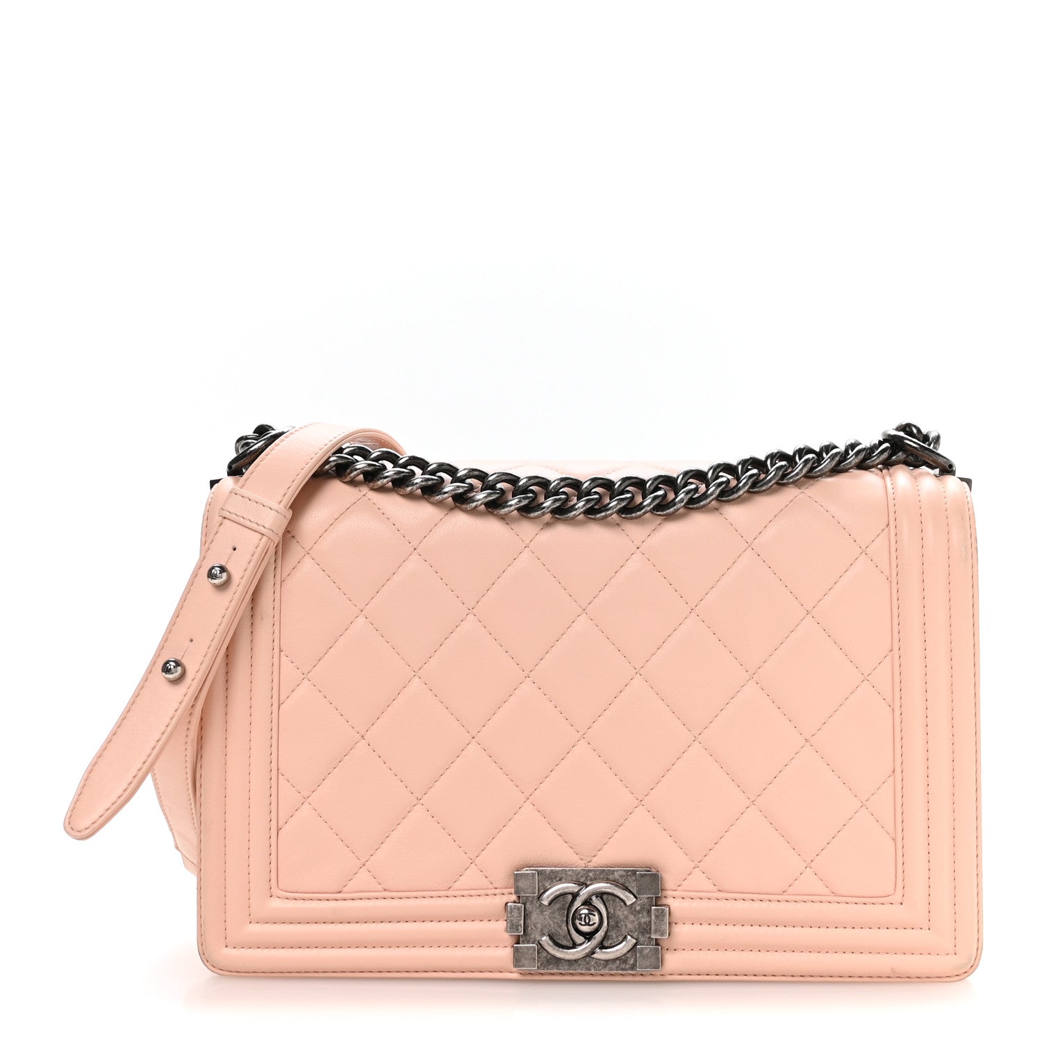 Chanel Calfskin New Medium Boy Flap Pink 1 of 10
