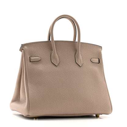 Hermes Togo Birkin 25 Gris Tourterelle 3 of 11
