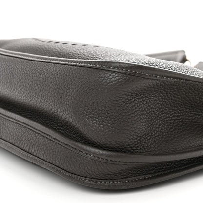 Hermes Taurillon Clemence Evelyne III GM Graphite 10 of 13