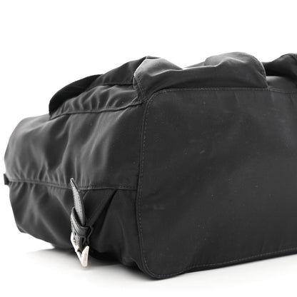Prada Tessuto Nylon Saffiano Medium Backpack Black 8 of 11
