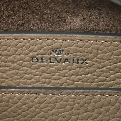 Delvaux Taurillon Soft Nano Cool Box Satchel Tourterelle Ivory 6 of 10