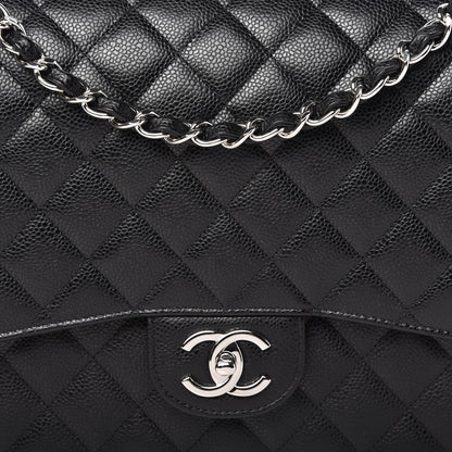 Chanel Caviar Quilted Maxi Double Flap Black 10 of 11