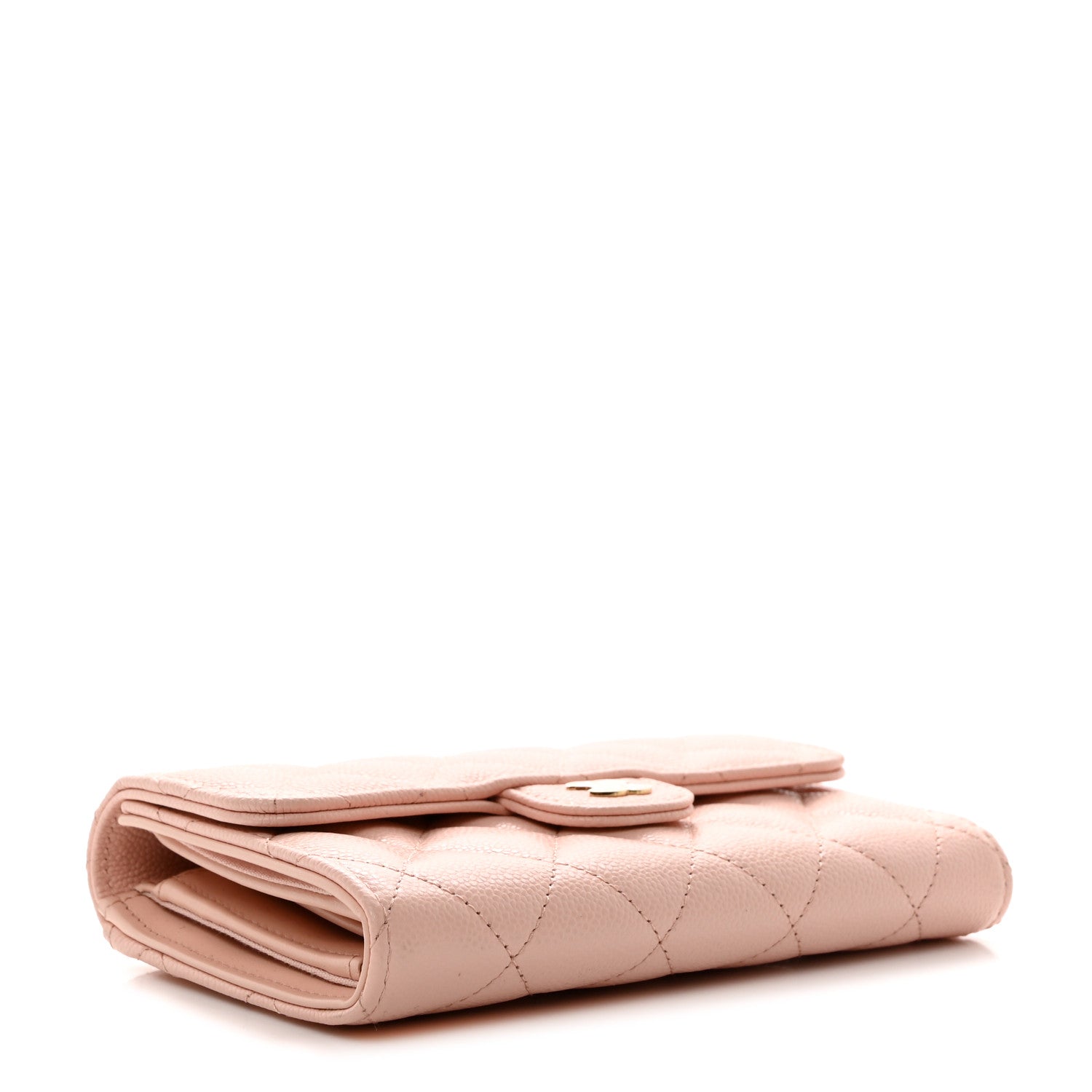Chanel Caviar Quilted Medium Flap Wallet Light Pink 4 of 13