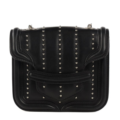 Alexander McQueen Calfskin Studded Mini Heroine Chain Satchel Black 1 of 9