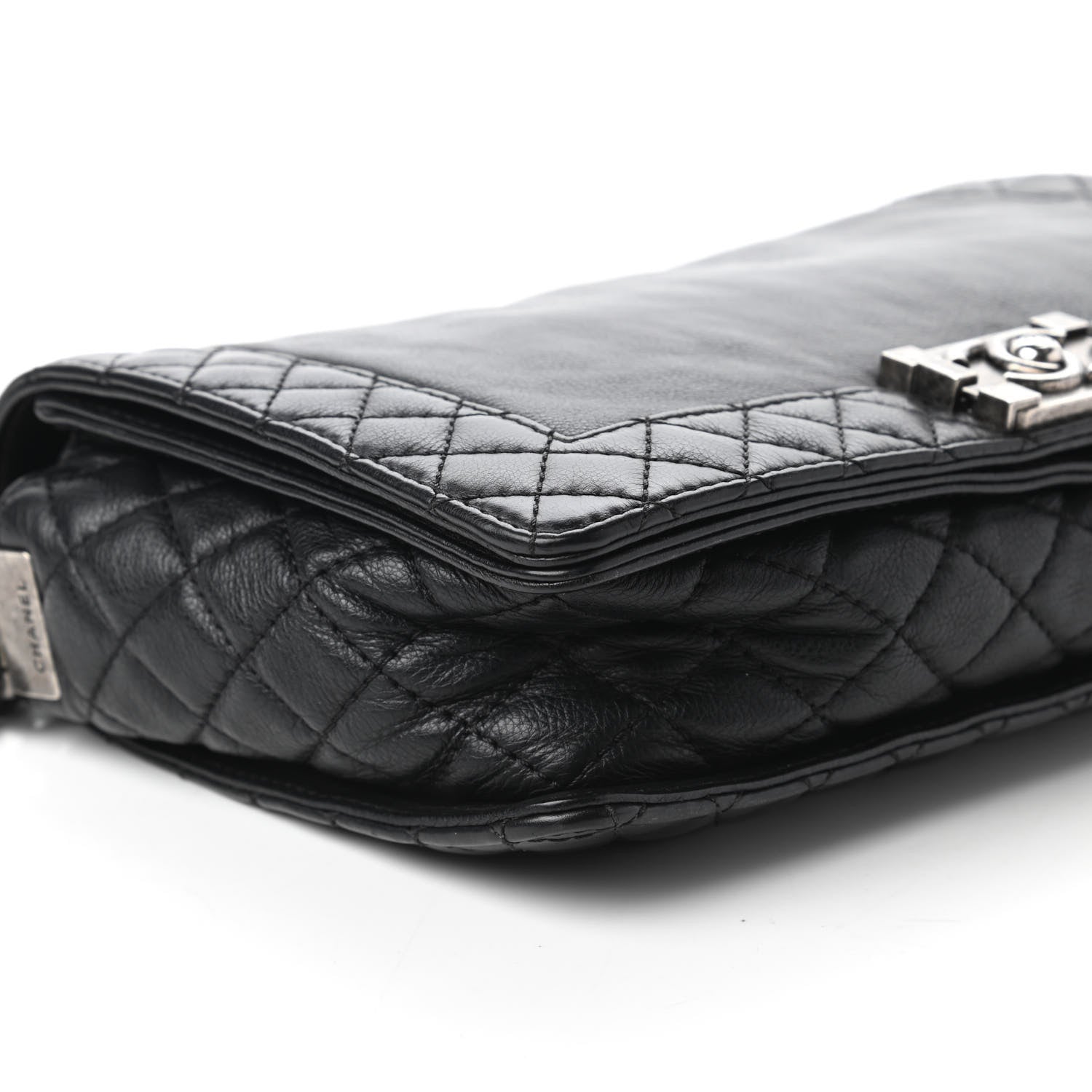 Chanel Calfskin New Medium Boy Reverso Flap Black 6 of 10