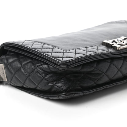Chanel Calfskin New Medium Boy Reverso Flap Black 6 of 10
